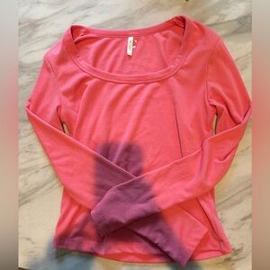 Women's Pink Crewneck Top - be cool Los Angeles size small
